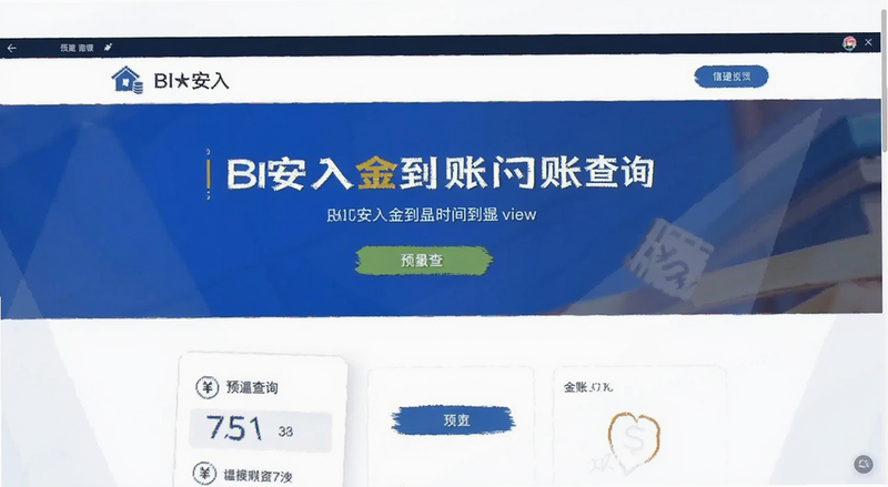 BI安入金到账时间查询页面预览图