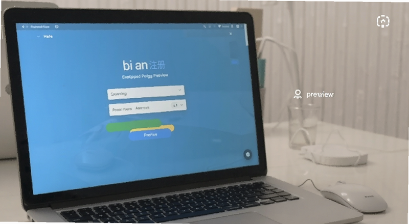bi an注册登录页面操作预览图