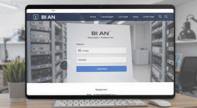 BI AN 官网注册账号填写信息预览图