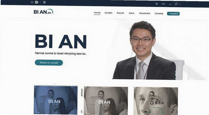 BI AN 官网首页正常访问界面预览图