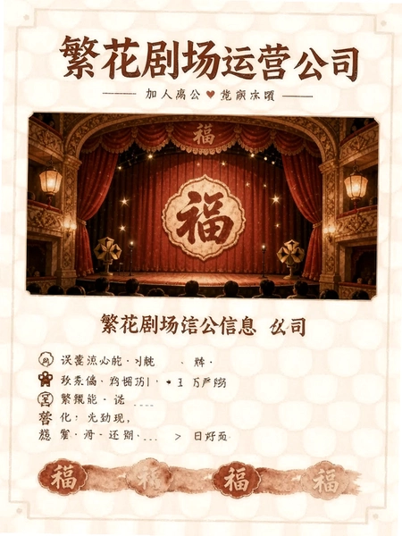 繁花剧场运营公司信息展示图