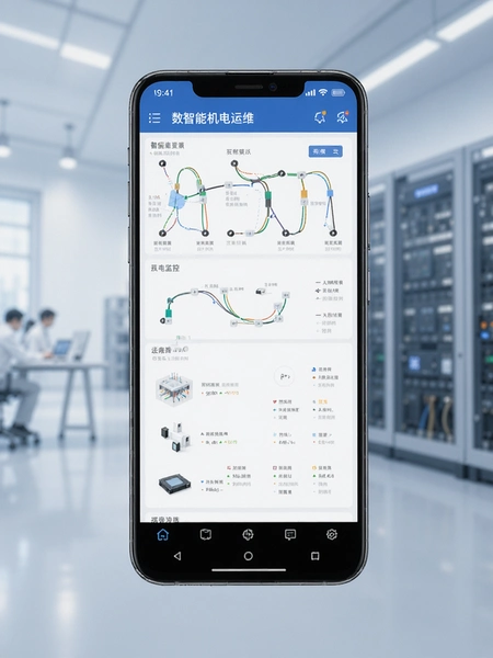 数智机电运维安卓手机端设备监控界面预览图
