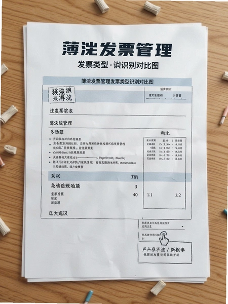 簿发票管理发票类型识别对比图