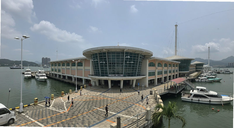 澳门仔客运码头外观实景