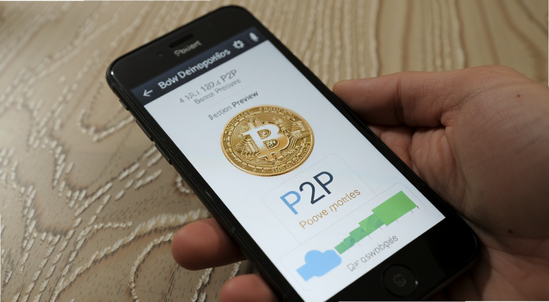 比特币P2P交易手机界面预览图