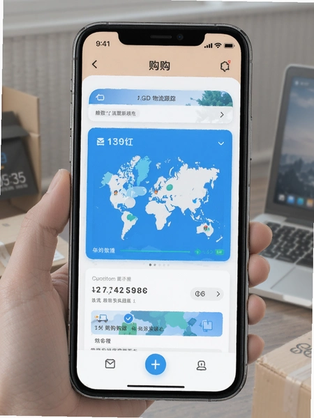 购购APP物流跟踪页面预览图