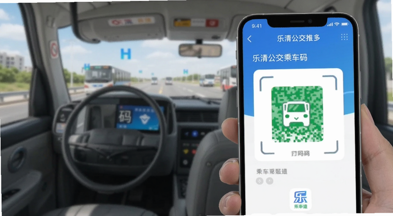 乐清公交app乘车码扫码界面预览图