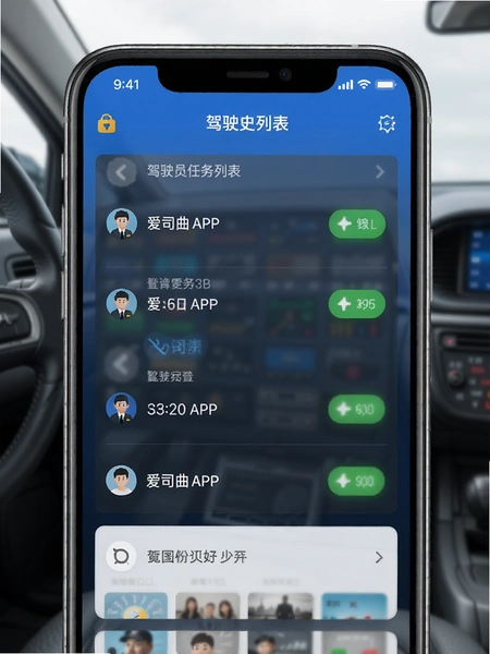 ��˾��APP��ʻԱ�����б�����Ԥ��ͼ