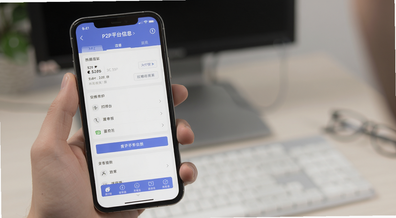 新手用手机查看P2P平台信息界面预览图