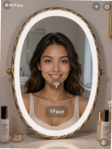 美颜YFace镜子光线模拟界面预览图
