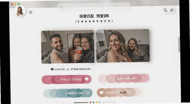 探爱匹配页面预览图