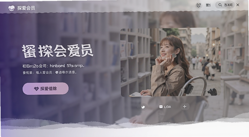 探爱会员页面预览图