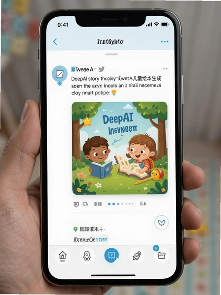 DeepAI�������Ķ�ͯ�汾���ɽ���Ԥ��ͼ