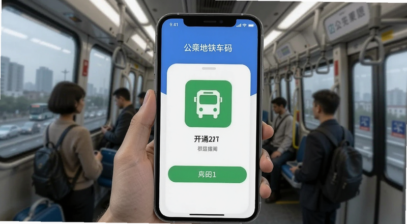 公交地铁乘车码开通界面预览图