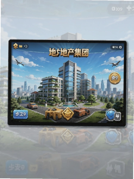 打造地产集团游戏界面