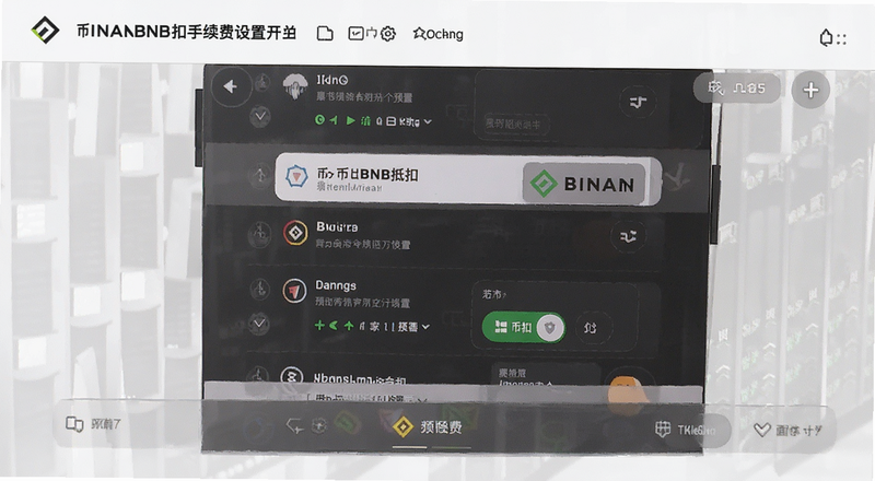 币安BNB抵扣手续费设置开关预览图
