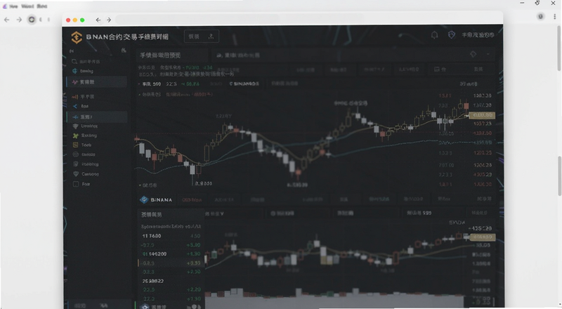 币安合约交易界面手续费明细预览图