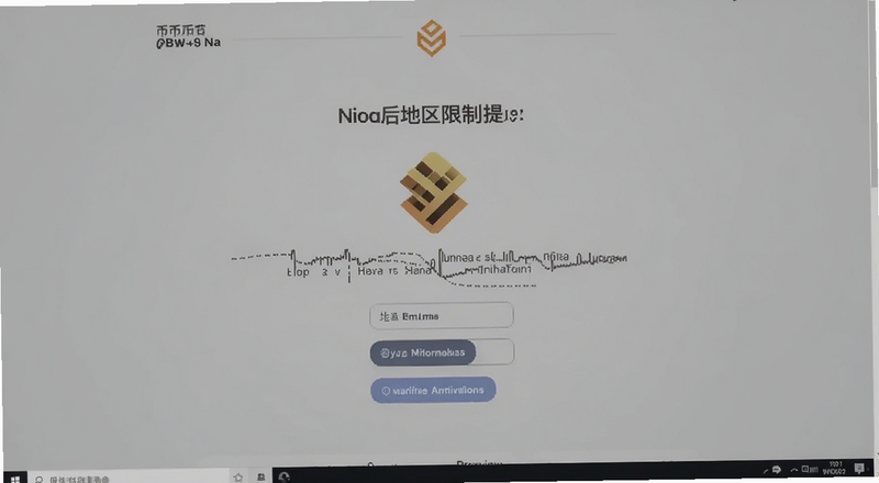 币安地区限制提示页面预览图