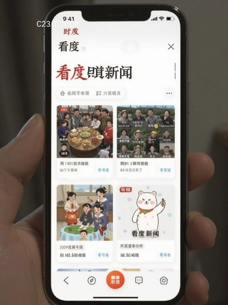 看度新闻 手机运行截图