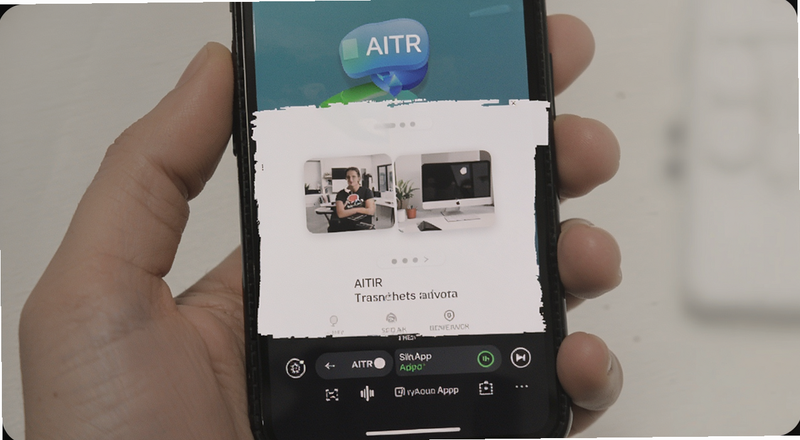 AITIR翻译录音卡片连接手机App操作界面预览图