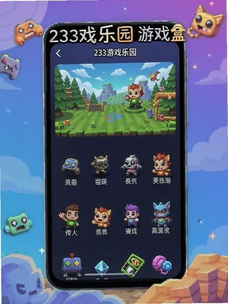 233游戏乐园游戏盒子功能界面展示图
