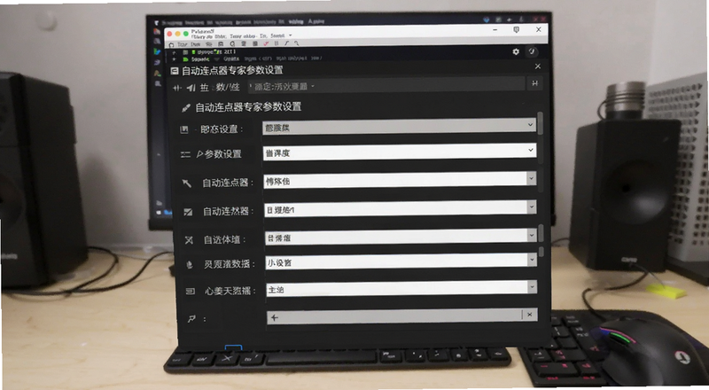 自动连点器专家参数设置面板预览图