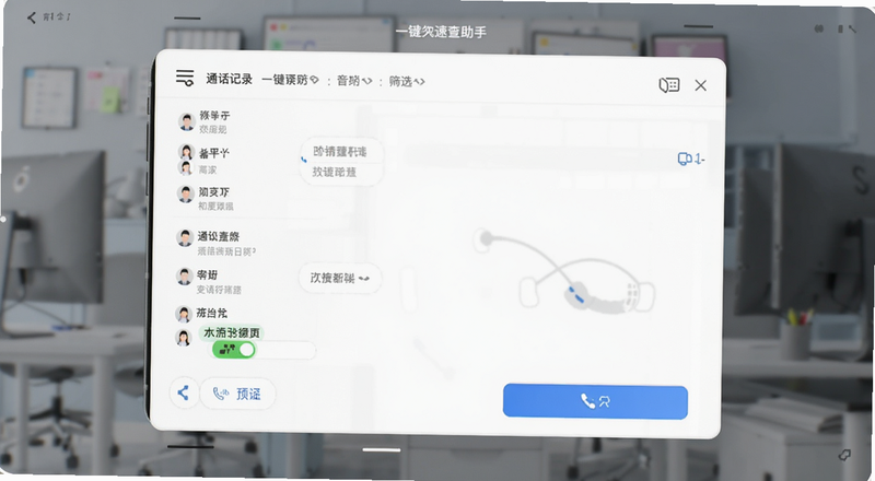通话记录一键速查助手筛选界面预览图