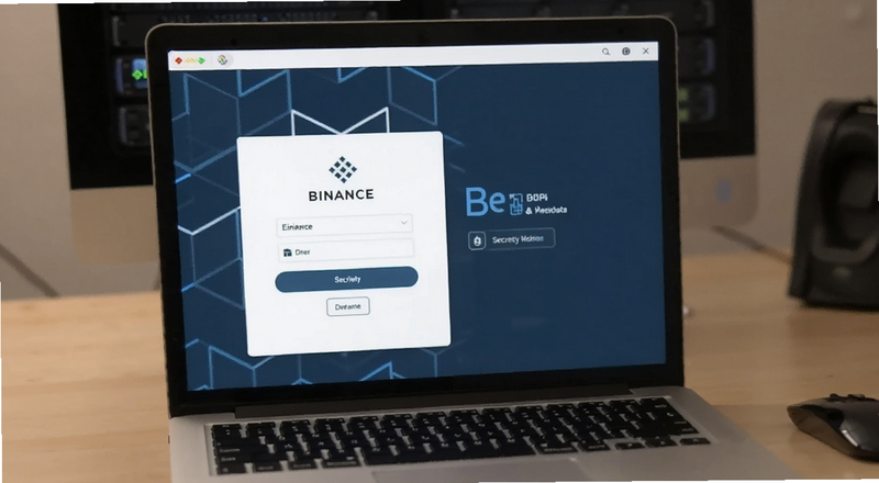Binance账户登录安全验证界面预览图