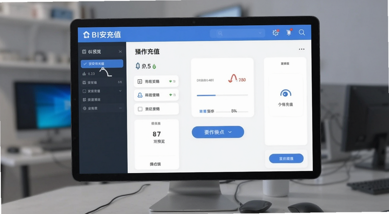 BI安充值国内操作界面预览图