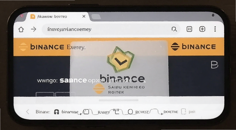 手机浏览器访问binance官网安全标识预览图