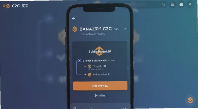 币安C2C买币下单页面预览图