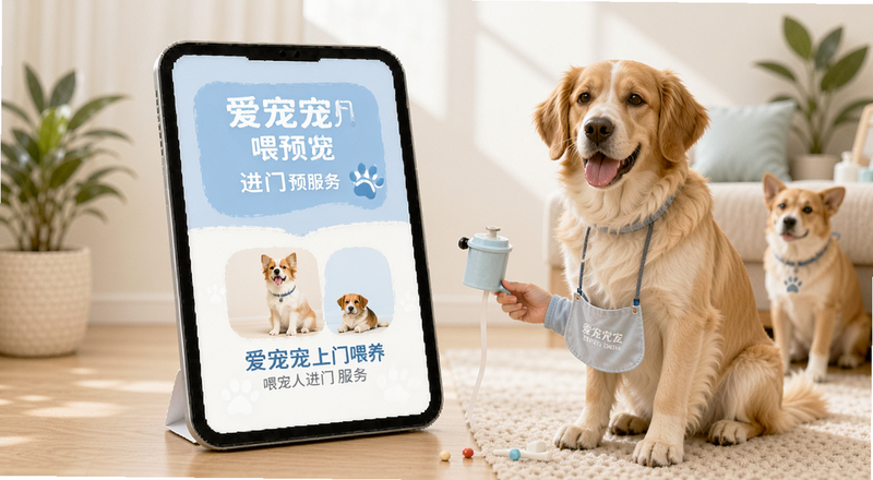 爱宠宠上门喂养喂宠人进门服务预览图