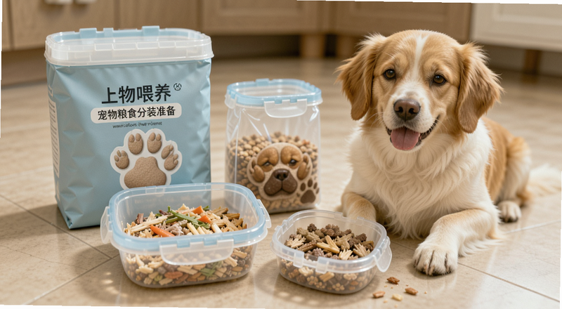 上门喂养前宠物粮食分装准备预览图