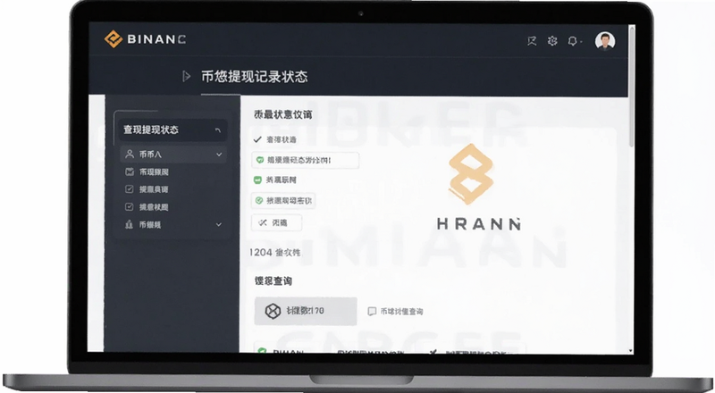 币安提现记录状态查询页面预览图