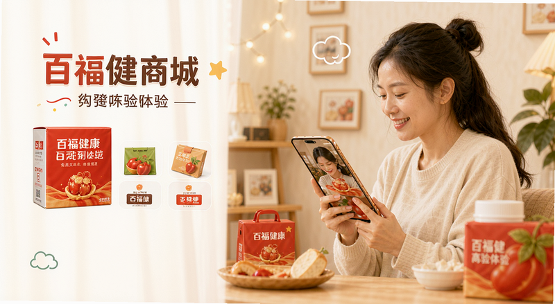 百福健商城购物体验场景图
