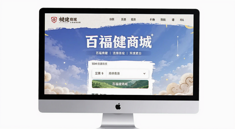百福健商城下单界面预览图