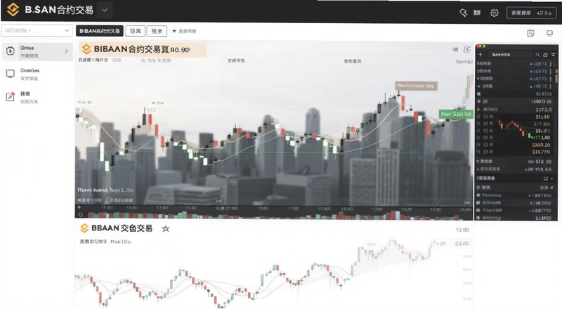 币安合约交易界面预览图