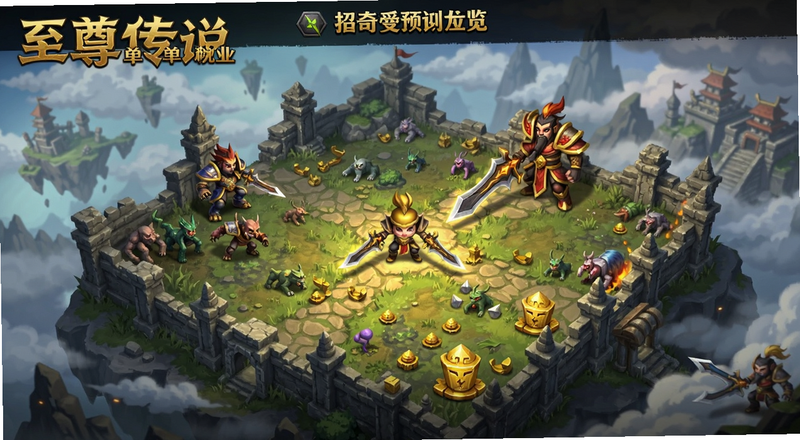 至尊传说单职业超变传奇打金地图预览图