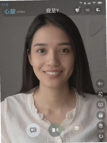 心旋视频聊天界面预览图
