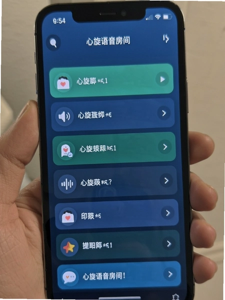心旋语音房间列表界面