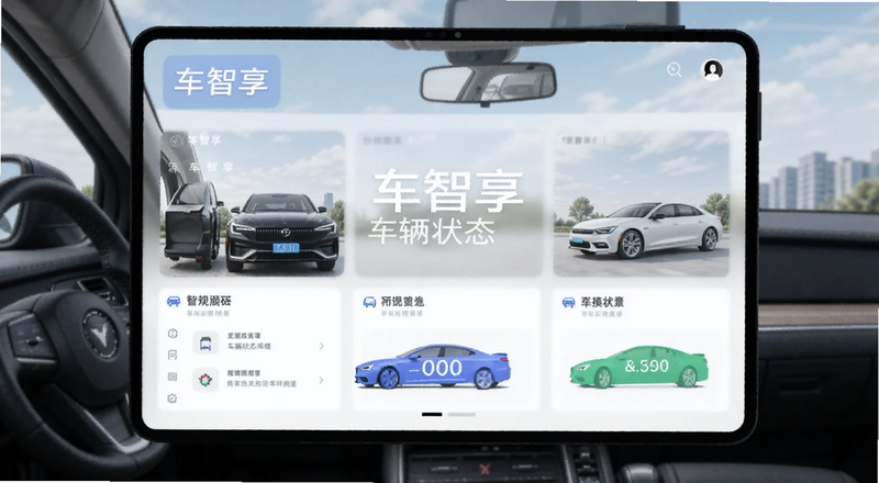 车智享车辆状态绑定界面预览图