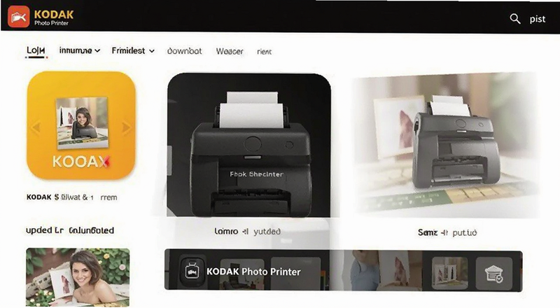 KODAK Photo PrinterӦ���̵�����ҳ��Ԥ��ͼ