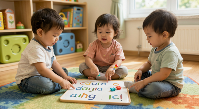 幼儿拼音拼读练习场景图