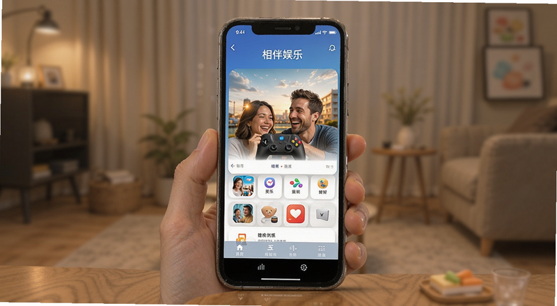 相伴娱乐app首页界面预览图