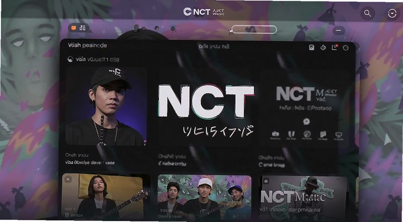 NCT音乐软件越南版界面预览图