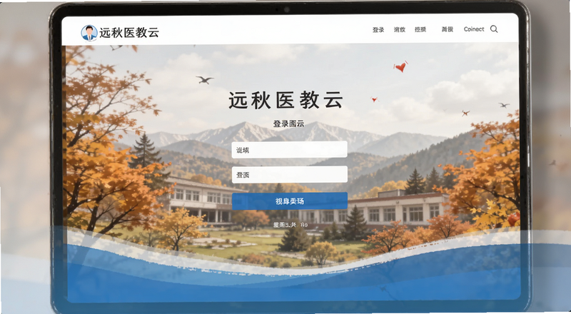 远秋医教云登录界面预览图