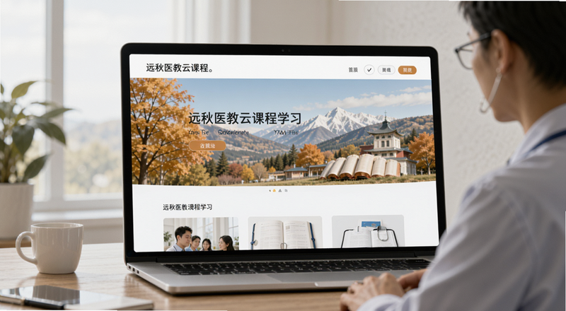 远秋医教云课程学习页面预览图