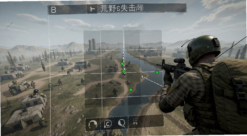 荒野射击战场跳伞落点选择预览图