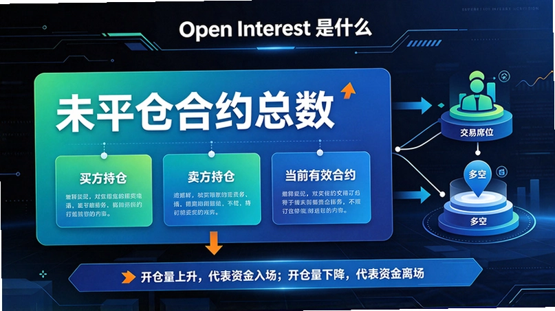 һ�Ķ���������Open Interest-���ʽ��ڼӲֻ���ƽ��һĿ��Ȼ��ͼ