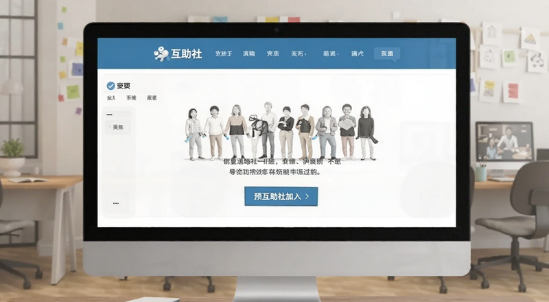 互助社加入页面预览图